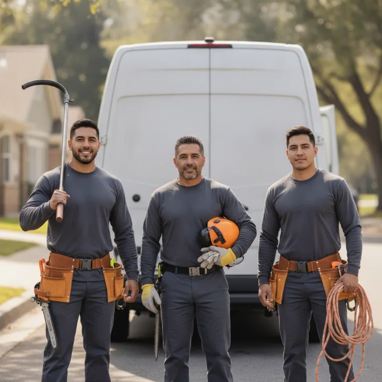 Abate de Árvores equipe em Santarem